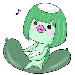 [LINEスタンプ] かっぱの幸子 fetchpriority=high