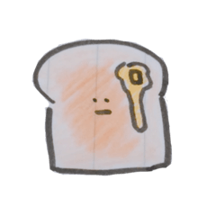 [LINEスタンプ] 真顔しょくぱん 