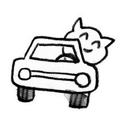 [LINEスタンプ] 滲み猫ちゃん 