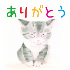 [LINEスタンプ] 永田萠 猫・ネコ・ねこのスタンプの画像（メイン）
