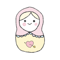 [LINEスタンプ] ゆめかわいいマトリョーシカ