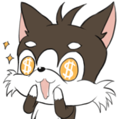 [LINEスタンプ] 掘る犬