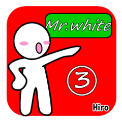 [LINEスタンプ] Mr.ホワイト 第三弾☆