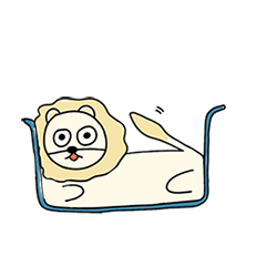 [LINEスタンプ] ニヤライオン 