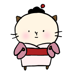 [LINEスタンプ] 猫娘のようなねこさん 