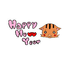 [LINEスタンプ] Happy New Year8色＋猪