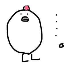 にわとりのニワタのスタンプ