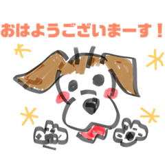 [LINEスタンプ] ビーグル犬とジャックラッセルテリア