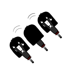 [LINEスタンプ] 黒髪ぱつことぱつおのシュールなスタンプ2 
