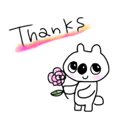 [LINEスタンプ] 鼻の大きなクマさん 
