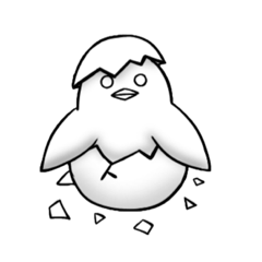 [LINEスタンプ] 虚無虚無ひよこ 