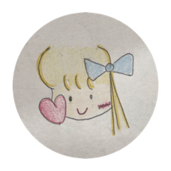 [LINEスタンプ] ほのぼの系女の子用のスタンプ
