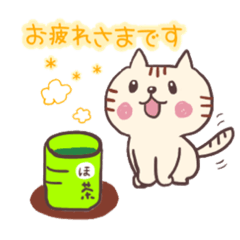 [LINEスタンプ] ほちゃねこ＊2  日常つかえるシリーズ
