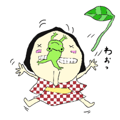 [LINEスタンプ] レトロな夢子