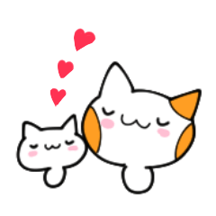 [LINEスタンプ] ネコキノコダケと子ネコキノコダケ
