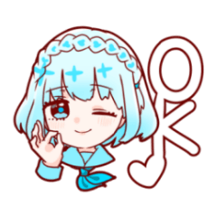 [LINEスタンプ] まちまちじょし 