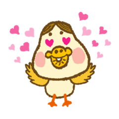 [LINEスタンプ] 巣鴨の鴨たち 