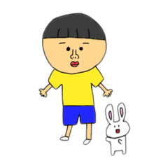 [LINEスタンプ] ぱっつんまんたち 