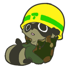 [LINEスタンプ] アライグマの太助