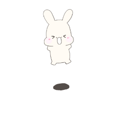[LINEスタンプ] やさしくてあかるいうさぎさん
