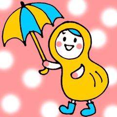 [LINEスタンプ] ピーなつ子