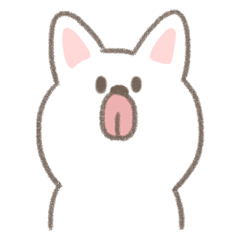 [LINEスタンプ] 私あり、犬