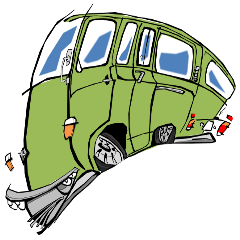 [LINEスタンプ] 旧車まえうしろ パート2