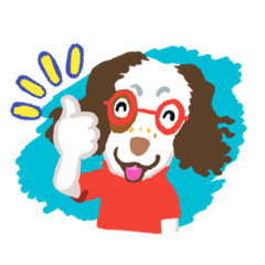 [LINEスタンプ] スプリンガースパニエルのえる