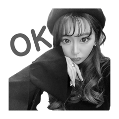 [LINEスタンプ] モノクロわかなすたんぷ 