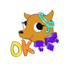 [LINEスタンプ] カラフルで愉快なメッセージアニマル！