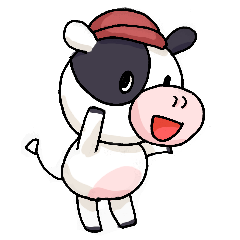 [LINEスタンプ] 淡路島牛乳オリジナルスタンプ② 