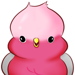 [LINEスタンプ] なまいきモモイロインコ「モモジ」