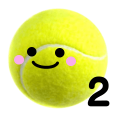 [LINEスタンプ] テニスボールさん 丁寧な言葉2