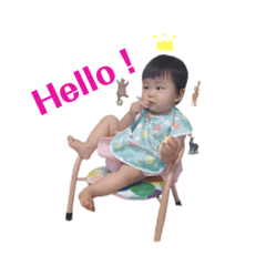 [LINEスタンプ] 今日もひなちゃん