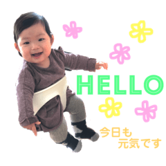 [LINEスタンプ] きこちゃん大好き親ばか赤ちゃんスタンプ 