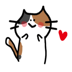 [LINEスタンプ] ほんわかみけちゃん 