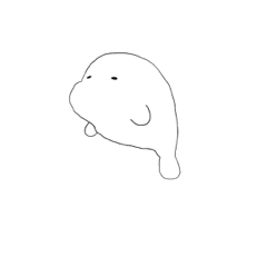 [LINEスタンプ] マナティさん 