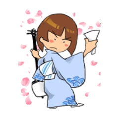 [LINEスタンプ] 民謡三味線