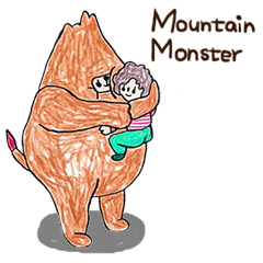 [LINEスタンプ] マウンテンモンスター 1
