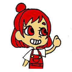[LINEスタンプ] 赤い女の子 fetchpriority=high