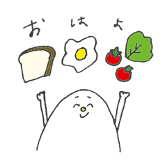 [LINEスタンプ] めだまやきたちの日常 