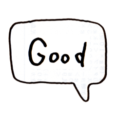[LINEスタンプ] 左手書きヘタ文字 