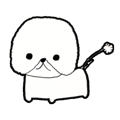 [LINEスタンプ] やまださんの犬