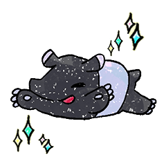 [LINEスタンプ] ゆるかわバクちゃん fetchpriority=high