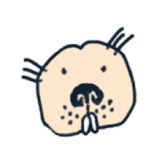 [LINEスタンプ] 人面犬スタンプ