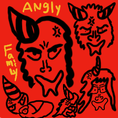 [LINEスタンプ] マイ エンジェリー ファミリー 