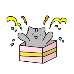 [LINEスタンプ] まったりネコちゃん