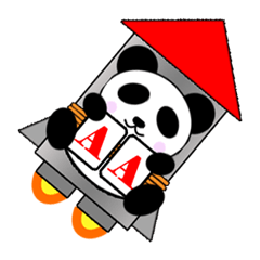 [LINEスタンプ] ポーカーパンダ （ハンド編）