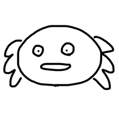 [LINEスタンプ] 割と使いやすいウーパー①