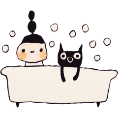 [LINEスタンプ] Happy life of mon and meow